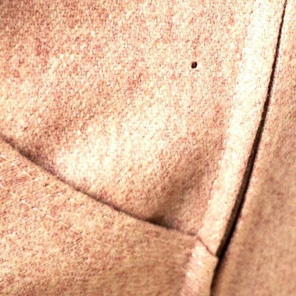 Vintage Pink Skirt Suit 70s Wool Office Wear M 8 10 Junior Belle - Picture 8 of 16